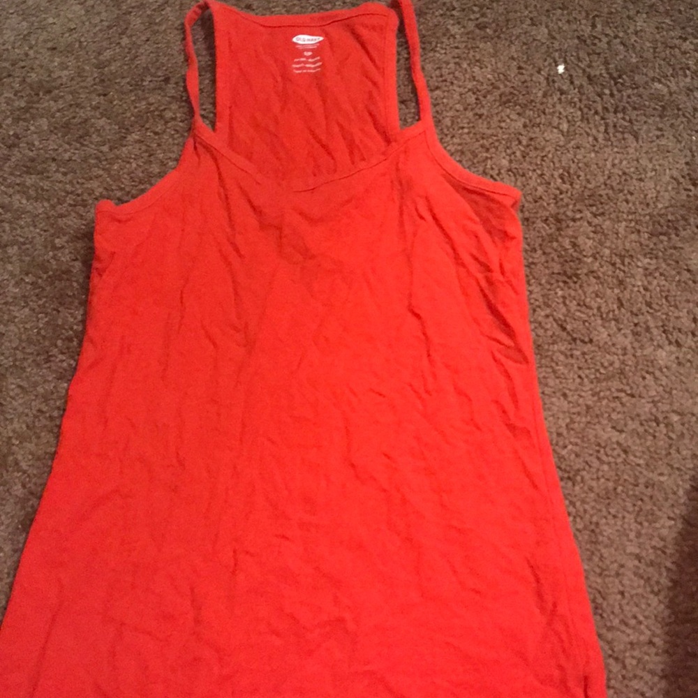 Orange tank top